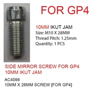 (1PCS PRICE) GP4 CALIPER  SCREW 10MM X 28MM SCREW FOR GP4 CALIPER [FOR GP4]