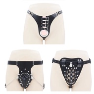 【Free-delivery】 Mens Chastity Panties Fetish Caged Basket G-String Male Hollow Out Crotchless Harnes