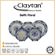CERAMICS TABLEWARE 405BS-DELFT FLORAL - PINGGAN MANGKUK