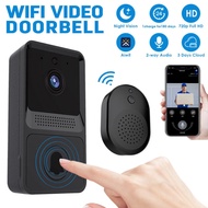 Smart Wireless WiFi Doorbell Intercom Video Camera Door Bell Ring Chime Security