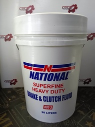 National Brake and Clutch Fluid 1Pail 20 Liters