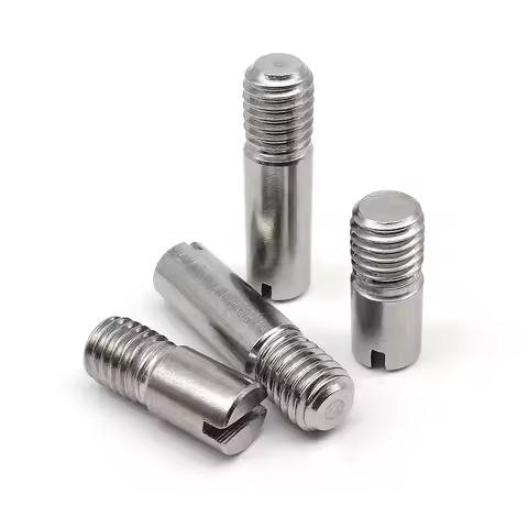 2/5/10x M2 M2.5 M3 M4 M5 M6 M8 M10 Gb878 304 Stainless Steel External Screw Thread Cylindrical Fix P