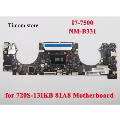 I7-8550U I5-8250U I7-7500 8G UMA MB for ideapad 720S-13IKB 81A8 Lenovo Original Laptop Motherboard N