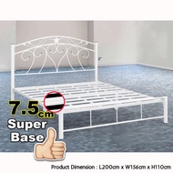 Shiro Furniture Queen Bed Frame / Metal Double Bed/Katil Kelamin Besi/Katil Queen/Double Bed/Katil Besi/Metal Bed Frame