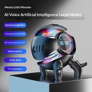 2026 New Beanbag AI Speaker with DeepSeek – Smart Bluetooth Desktop Speaker, Mech-Monster Design for