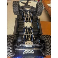 Stainless steel plate chassis armor for MJX HYPER GO 1/8 H8P simulation Ford Mustang remote control 