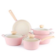 ★Daltty★ [NeoFlam] Neoflam Retro Pink Pot & Pan & Wok