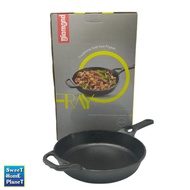 DIAMOND FRY Pre-Seasoned Cast Iron Frypan  Cast Iron Skillet  Frying Pan  Iron Fry Pan Cast Iron Ute