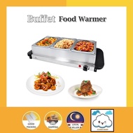 🔥QUALITY🔥 Stainless Steel 3 Tray Buffet Food Warmer Set/ Buffet Tray Set/ Buffet Food Tray/ Buffet P