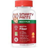 SmartyPants Fiber Supplement & Multivitamin for Men & Women - Improved Formula: Prebiotic Fiber Gumm