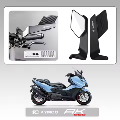 Upgraded Easy To Replace Motorcycle Fixed Wind Wing Rearview Mirror For KYMCO CV3 DTX360 XCITING DOW