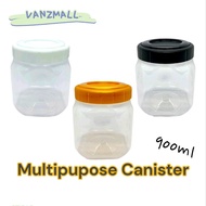Vanz BPA Free Multipurpose Canister / Balang Kuih / Cookie Cintainer 900ml - Square