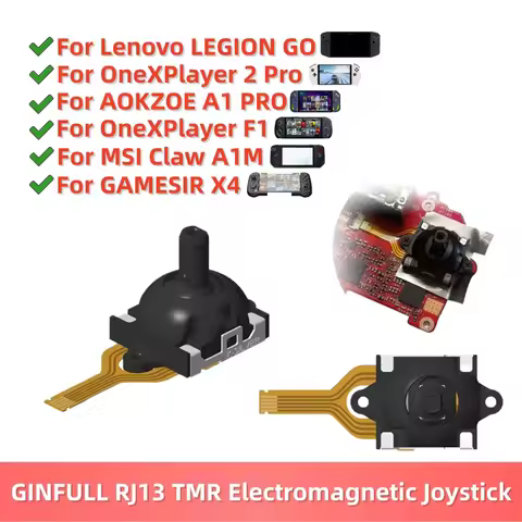 2PCS Joysticks for Asus ROG Ally Joystick Replacement Hall Joystick for ROG Ally Game Controller for