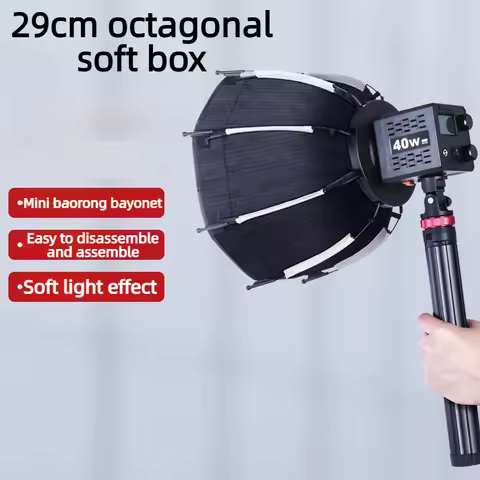 29cm Octagonal Softbox Quick Pack Light Box Mount Quick Mount And Release Photography Studio Accesso