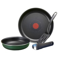 Tefal Ingenio Platinum Frying Pan 4p Dishwasher Oven Safe No PFOA Green