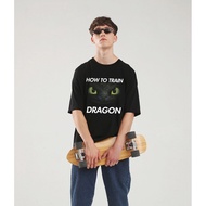How to Train Your Dragon Baju Kolar Pendek Collab Hiccup Toothless Night Fury Baju Keluarga Viral