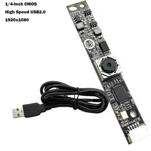 2MP HD 1080P 1/4-Inch CMOS OV5693 USB Camera Module Autofocus 75° With Digital Microphone MJPEG, YUY