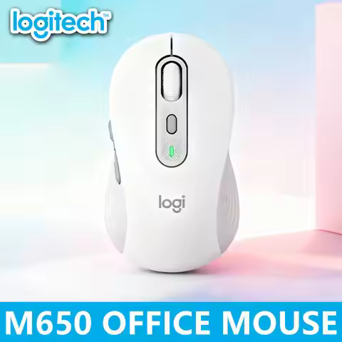 Logitech M650/M750 Wireless Ergonomic Mouse - Bluetooth + USB Receiver, 24-Month Battery, Comfortabl