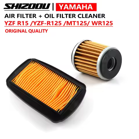 Motorcycle Filter Element Engine Oil Filters Air Filter For Yamaha YZF R15 YZF-R15 YZF-R125 2008-201