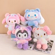 Sanrio 25cm Funny My Melody Cinnamoroll Hello Kitty Colorful Plushie Doll ToysWonderful Boneka Award for Lionel Children Play Games Plush toy