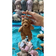 Bartholomew Bear Jellycat Bear Keychains Enough dust bag