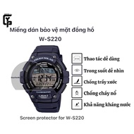 Watch face protection sticker for Casio W-S220