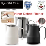Minor Defect Coffee Espresso Milk Pitcher / Milk Frothing Pitcher / Milk Frother Pitcher jug 304 Sta