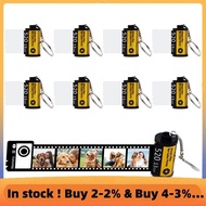 8 Pack Sublimation Memory Film Roll Keychain, Double Sided Sublimation Blank Camera Film Roll Canist