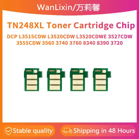 TN248XL TN248 Toner Cartridge Chip Compatible For Brother DCP L3515CDW L3520CDW 3527CDW 3555CDW 3560