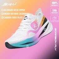 Running Shoes Men's BMAI Carbon Fly  Professional Race Lightweight Carbon Plate Sport Shoes