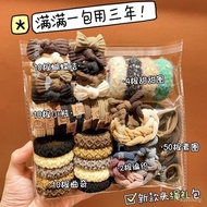 ✴️Ready Stock in Taiwan+99 Free Shipping✴️176 Good Luck Head Rope Hair Rope Simple High Elastic Rubb