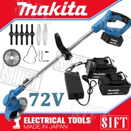 Makita 72V Garden Strimmer Cordless Lawn Mower Trimmer Grass Cutter with Metal Blades and  Battery