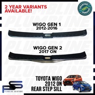 ◙Toyoto Wigo Gen1 And Gen2 2012 - 2021 Rear Bumper Cover / Rear Bumper Guard / Rear Stepsill