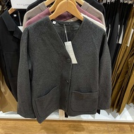 Japan NEW UNIQLO Japanese Single 2025 Autumn And Winter Mens/womens Fleece Button Cardigan Warm Flee