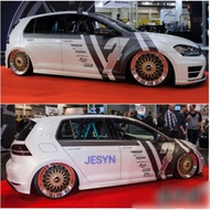 2018 VOLKSWAGEN NEW GOLF MK7,MK7.5 CAR STICKER GTI RACING STICKER