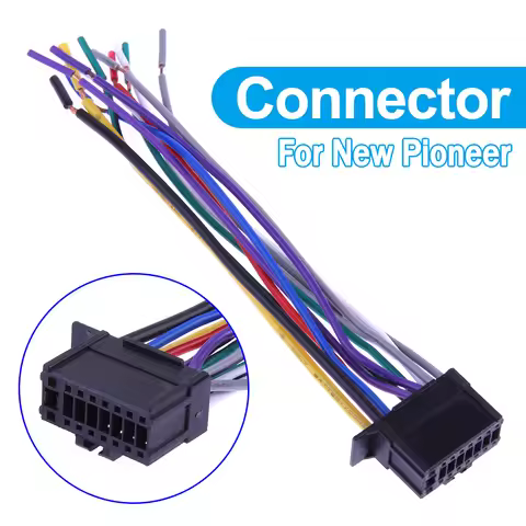 Car Radio Cable For NEW Pioneer Power Wiring Harness Car Stereo CD Player Radio Wiring Harness Wire 