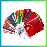 For 2022 Qatar  8 Meters 32Pcs Flags String Flag Countries Around the World Nations Flag Games Hangi