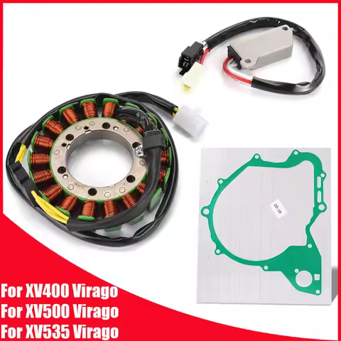 XV 400 500 535 Stator Coil Regulator Rectifier Gasket For Yamaha XV400 XV500 XV535 Virago 400 500 53