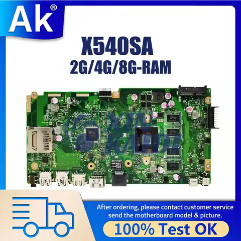 Notebook Mainboard For Asus VivoBook X540SA X540S F540SA A540SA R540SA Laptop Motherboard N3050 N315
