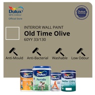 Dulux Wall/Door/Wood Paint  - Old time Olive (60YY 33/130) (Ambiance All/Pentalite/Wash &amp; Wear/Better Living)