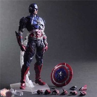 Anime Figure Captain America Quiet Action Figure Model Figure