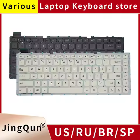 New For Asus X441 X441S X441SA X441SC X441U X441UA Laptop US Russian Spanish Keyboard