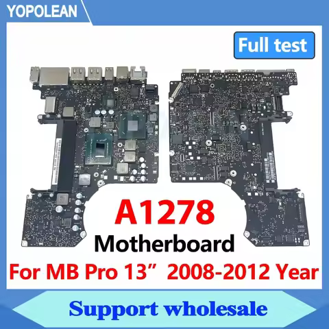 Original A1278 Motherboard For MacBook Pro 13" A1278 Logic Board i5 2.5ghz i7 2.9GHz 820-3115-B 2008