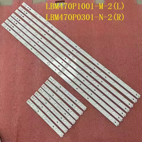 LED backlight strip set For 47PFK6549/12 47PFS7109 47PFK7109 47PFK6589/12 47PFT6569/60 LBM470P1001-M