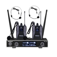 FREEBOSS 2 Bodypack Wireless Transmitter Microphone Dual Way UHF