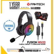 Fantech RGB Gaming Headset HG22 Fusion Virtual 7.1 Surround 50MM DRIVER