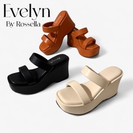 4-Inch High-Heeled Double-Strap Iron Shoes (Extra Soft Sole) Evelyn by Rossella Model