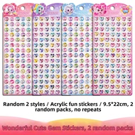 JIELI | 3D Crystal Waterproof Jewel Design Stickers