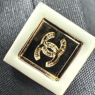 Chanel 方型經典耳環 全新閒置