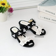 PLANET - DN09 Girls' Sandals, 3cm Heels, Flower Variations, Fashion Party Sandals